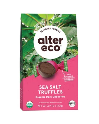 Alter Eco  Organic Dark Chocolate Sea Salt Truffles   4.2 Oz (Pack Of 1) - Image 1 of 2