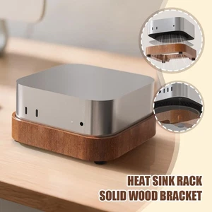 Soporte de junta de refrigeración para Mac Mini M4/Pro, soporte de madera maciza, a prueba de polvo dfh - Imagen 1 de 13