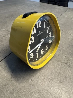 Junghans Space Age Wecker Uhr 70er Jahre Gelb Vintage Mid Century - Bild 1 von 4