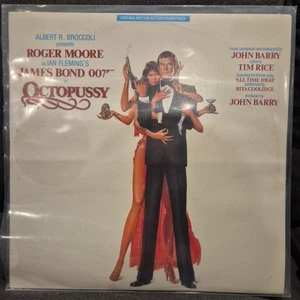 JAMES BOND 007 OCTOPUSSY VINYL LP ALBUM ORIGINAL SOUNDTRACK FILM MOVIE RECORD - Foto 1 di 8