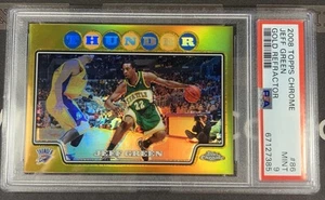 2008-09 Topps cromo Jeff refractor de oro verde/50 PSA 9 - Imagen 1 de 2