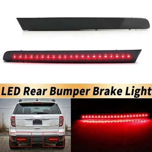 2x Black Lens LED Bumper Reflectors Tail Brake Lights For 2011-15 Ford Explorer - Bild 1 von 17