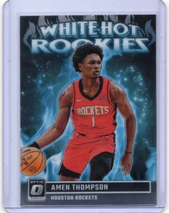 2023-24 Donruss Optic Amen Thompson White Hot Rookies RC #9 Rockets  - Picture 1 of 2
