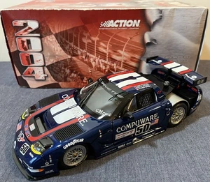 Action 1:18 Scale 2004 Corvette C5R - Blue #50 Compuware Le Mans GTS Winner - Picture 1 of 11