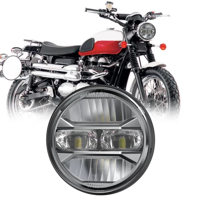 Faro LED de 5,75" con ojo angular con DRL para TRIUMPH Scrambler 2006-2014 2015 Foto 1 de 4