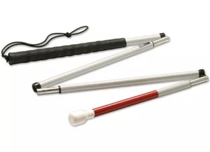 Ambutech Mobilität Gehstock: Faltbarer Graphitstock Marshmallow Spitze 54 Zoll - Bild 1 von 1