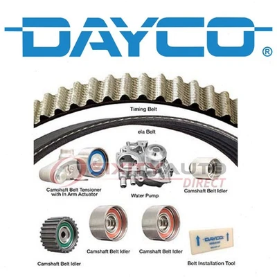 Dayco Timing Belt Kit with Water Pump for 2008-2014 Subaru Impreza 2.5L H4 - tk Foto 1 de 4