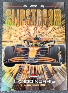2024 Topps Finest Formula 1 F1 Slipstream #7 Lando Norris RARE SSP🔥🔥🔥 - Picture 1 of 2