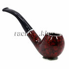 Traditional Curved Durable Smoking Pipe Tobacco Cigar Cigarettes Pipes Red NEW