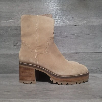 steve madden annalyn taupe Womens 11 suede boots brown - Imagem 1 de 4