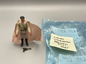 Vintage Kenner "Star Wars: Lando (General Pilot) mit Repro-Cape" 1985, TOP - Bild 1 von 9