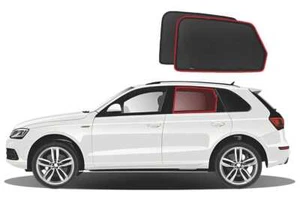 Genuine SNAPSHADES Car Rear Window Shades for Audi Q5 SUV 2nd Gen (2017-Present) - Picture 1 of 10