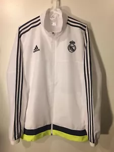 Adidas Real Madrid Men's XL Hala Madrid Anthem Woven Full Zip Soccer Jacket - Picture 1 of 10
