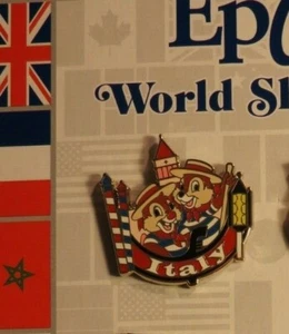 DISNEY WDW EPCOT WORLD SHOWCASE MINI PIN COLECCIÓN CHIP DALE ITALIA PAVILION PIN - Imagen 1 de 2