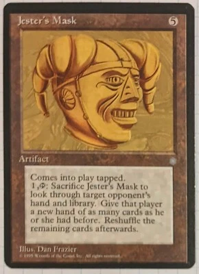 MTG Jester's Mask MP Rare Ice Age - Image 1 of 4