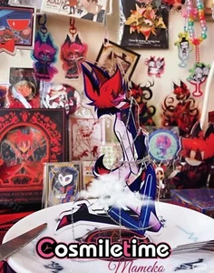 Hazbin Hotel Alastor Acryl Ständer Figur Desktop Sammlung Anime Cosplay YZ - Bild 1 von 3