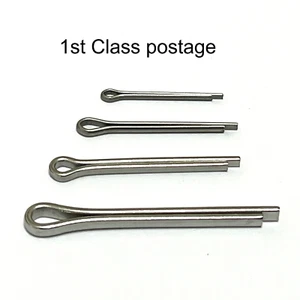 Split Cotter Pins Stainless Steel A4 Marine Grade 316 1.6mm 2.0mm 3.2mm 4mm 5mm - Picture 1 of 6