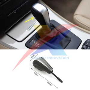 Metalic Chrome Leather Gear Shift Knob For BMW E87 E90 E92 E84 E89 1 3 X1 Z4 - Picture 1 of 12