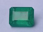 Rare 6 Ct AAA Green Emerald Emerald Shape Valentine's Gift Loose Gemstone