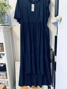 Rockmans dress Size 16 Navy Blue New With Tags RRP $100 - Picture 1 of 8