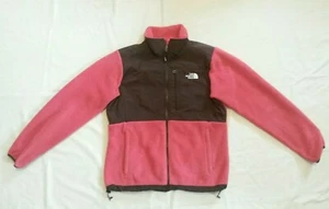 North Face Denali Jacke dickes Fleece Damen L M 44" Brust Full Zip rosa & braun - Bild 1 von 5
