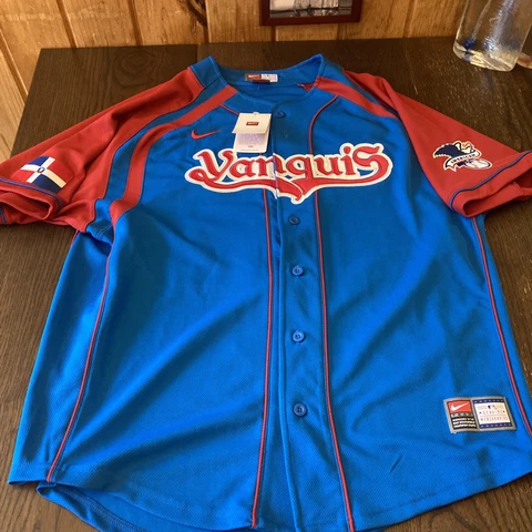 RARE Robinson CANO #22 NEW YORK YANKEES YANQUIS Dominican JERSEY Sewn NIKE M Cover