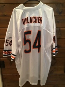 Brian Urlacher #54 Chicago Bears Reebok White Away Jersey Mens 4XL NWT - Picture 1 of 10