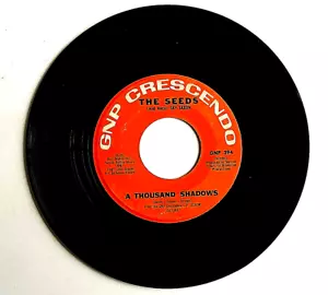 THE SEEDS – A Thousand Shadows - Vinyl 45 GNP Crescendo GNP 394 1967 - Picture 1 of 2