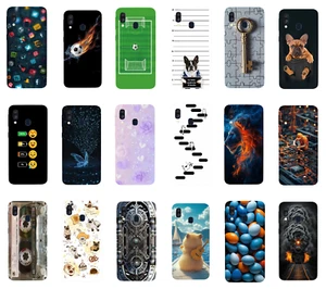 Custodia Cover Per Samsung Galaxy A40   Silicone TPU Morbida  Fantasia disegno - Foto 1 di 21
