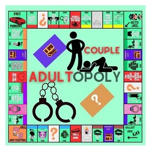 Adultopoly Board Game, Couple Adultopoly Board Game, Couple Games for Date Night - Picture 1 of 13