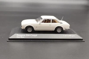 1:43 Peugeot 504 Coupe White Minichamps - Foto 1 di 4