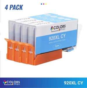 Compatible with HP 920XL Ink Cartridge Cyan 14ml Combo pack x4 - Picture 1 of 5