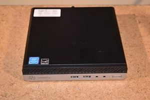 HP Prodesk 400 G3 Tiny Mini Micro G4400T 2.9GHz 128GB SSD Windows 7 Pro 32-bit - Picture 1 of 12