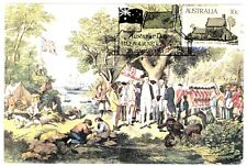 Australien Day 1984, Cook-Haus 30c Stempel auf Postkarte von Cook in Botany Bay
