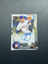 2016 Bowman Chrome Prospect Autograph Rookie Auto  Joe Musgrove  CARD #CPA-JMU