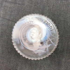 Mosser Glass, The Musical Fiddler Plate "Chaty", Pink Crystal & White Slag 1981 - Picture 1 of 2