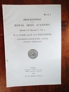Proceedings of the Royal Irish Academy -  2 issues - 1946 - Archaeology Section - Bild 1 von 3