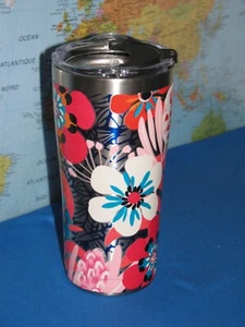 TERVIS BRIGHT WILD BLOOMS INSULATED TUMBLER STAINLESS STEEL 20 OZ *BRAND NEW* - Picture 1 of 11