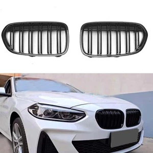 Black Front Bumper Kidney Grille Grill Cover For BMW F52 1-Series 2018-2021 2019 - Picture 1 of 10