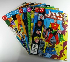 LEGION OF SUPER-HEROES #296-297 302-303 306 307 313-314 315 317 Lot FN/VF-VF/NM