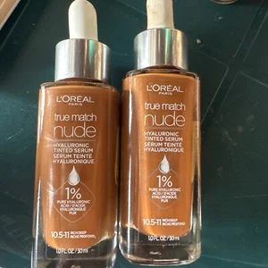 L'OREAL PARIS Rich Deep 10.5-11 True Match Nude Hyaluronic Tinted Serum - Picture 1 of 2