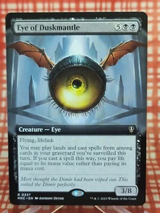 Eye of Duskmantle - Extended Art R Magic The Gathering Commander: Murders at Karlov Manor M/N - Imagen 1 de 1