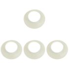 Set of 4 Sound Hole Amplifier Musical White Guitar Accessories