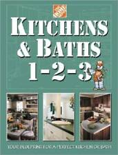 Kitchens & Baths 1-2-3 (Home Depot ... 1-2-3) - Hardcover - GOOD