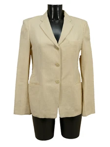 LUCIANO BARBERA Damen Blazer 38 DE / Gestreift Leinen Neuwertig  ( S 8489 ) - Bild 1 von 4