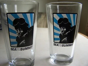 Sea to Summit 25 years beer pint glasses-Tim Macartney-Snape- Mt. Everest - Picture 1 of 5