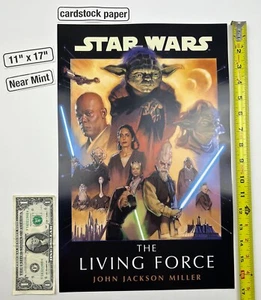 The Living Force 11 x 17 Poster John Jackson Miller 2023 NYCC Star Wars - Picture 1 of 5