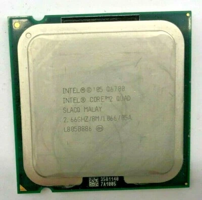 INTEL Core 2 Quad Q6700 SLACQ - 2,66GHz / 8M / 1066 /05A - Sockel LGA775 #991 - Bild 1 von 2