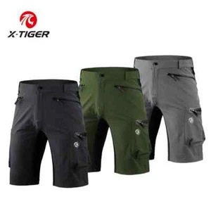 Cycling Mountain Shorts Bike Multi-Pockects Breathable Loose Trouser Waterproof - Picture 1 of 25