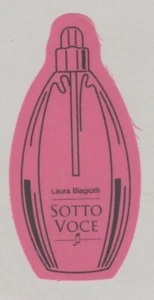 Tissu à parfumer - advertising card - Sotto Coce de Laura Biagiotti - Picture 1 of 1